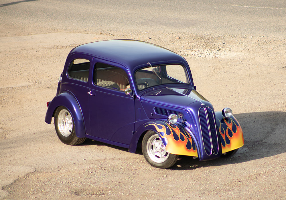 A2 POSTER - K&A's '53 FORD POP HOT ROD BIRDS EYE VIEW